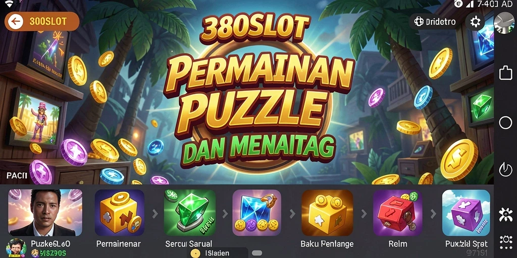Screenshot gameplay 380SLOT menampilkan tantangan puzzle seru dan menarik.