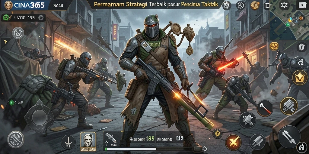 Tampilan gameplay CINA365 yang menegangkan dan penuh strategi.