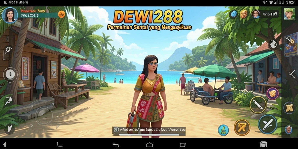 Tampilan gameplay DEWI288 yang mengasyikkan dan penuh warna.