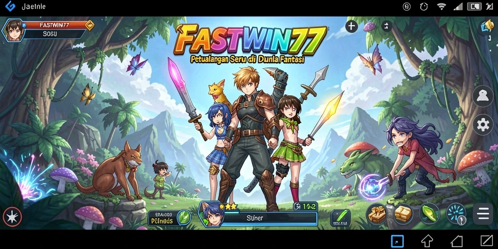 Tampilan gameplay yang menarik dan penuh warna dari FASTWIN77.