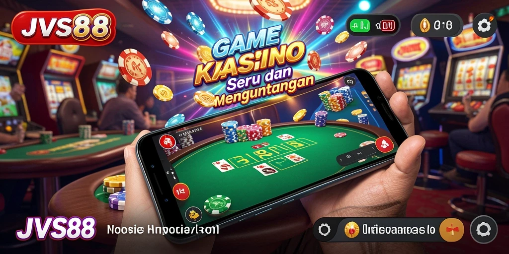 Tampilan menarik dan gameplay seru dari JVS88 di aplikasi Kasino.