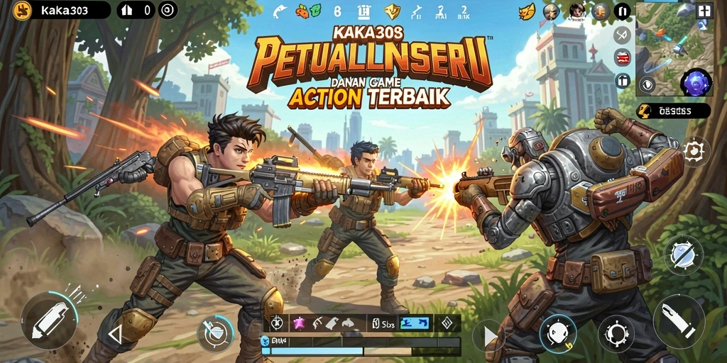Tampilan gameplay KAKA303 yang penuh aksi dan mendebarkan.