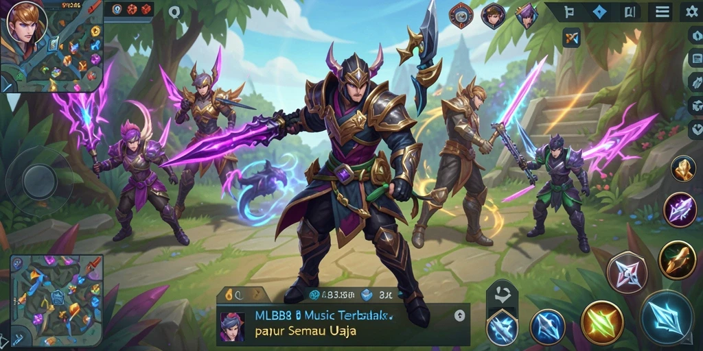 Tampilan gameplay interaktif MLBB8 yang mendebarkan.