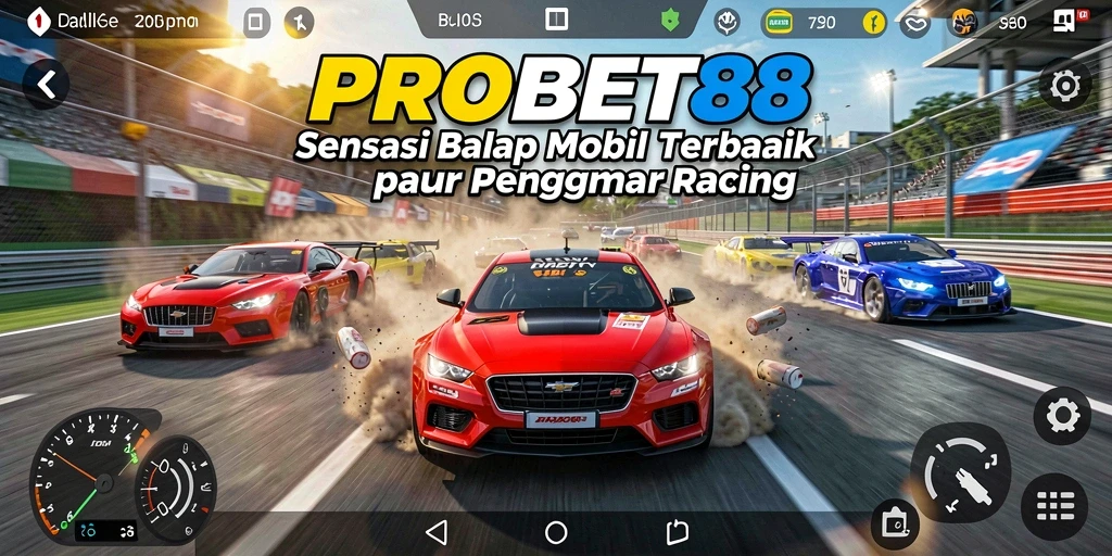 Gameplay menegangkan balapan di lintasan PROBET88.