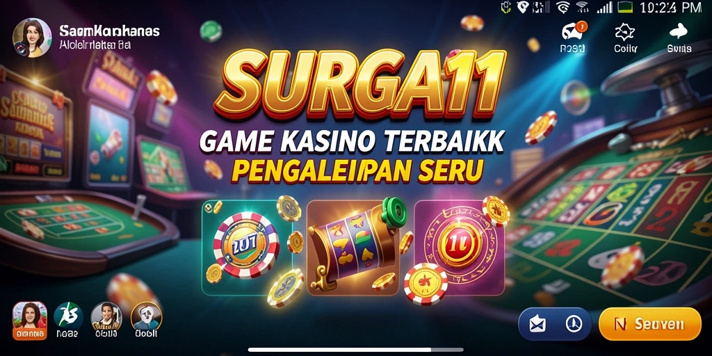 Tampilan gameplay Kasino yang seru dan mendebarkan.