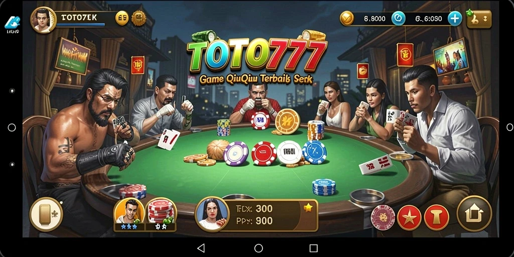 Tampilan gameplay QiuQiu TOTO777 yang seru dan menarik.