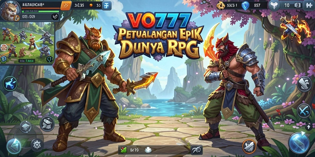 Tampilan gameplay VO777 yang epik dan mendalam.