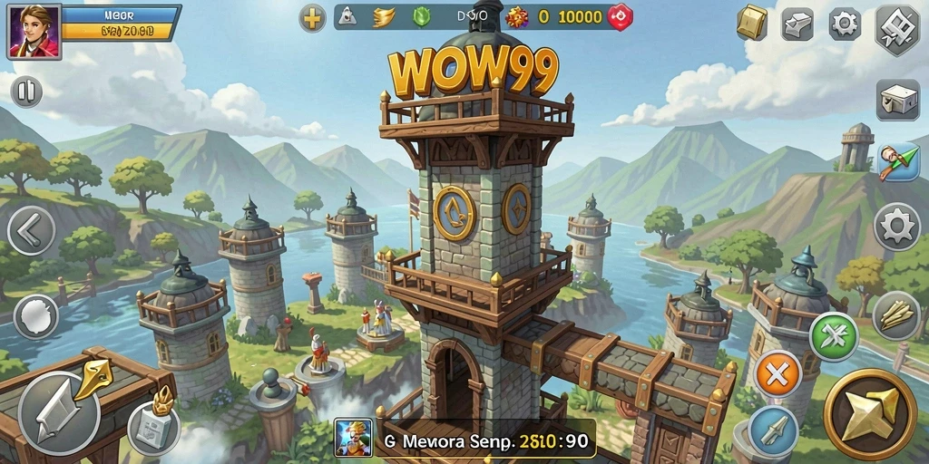 Tampilan gameplay WOW99 yang menegangkan dan penuh strategi.